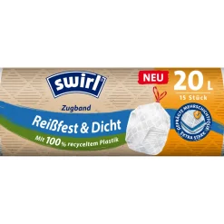 Clearance Swirl Zugband- Müllbeutel 20 L