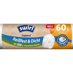New Swirl Zugband- Müllbeutel 60 L