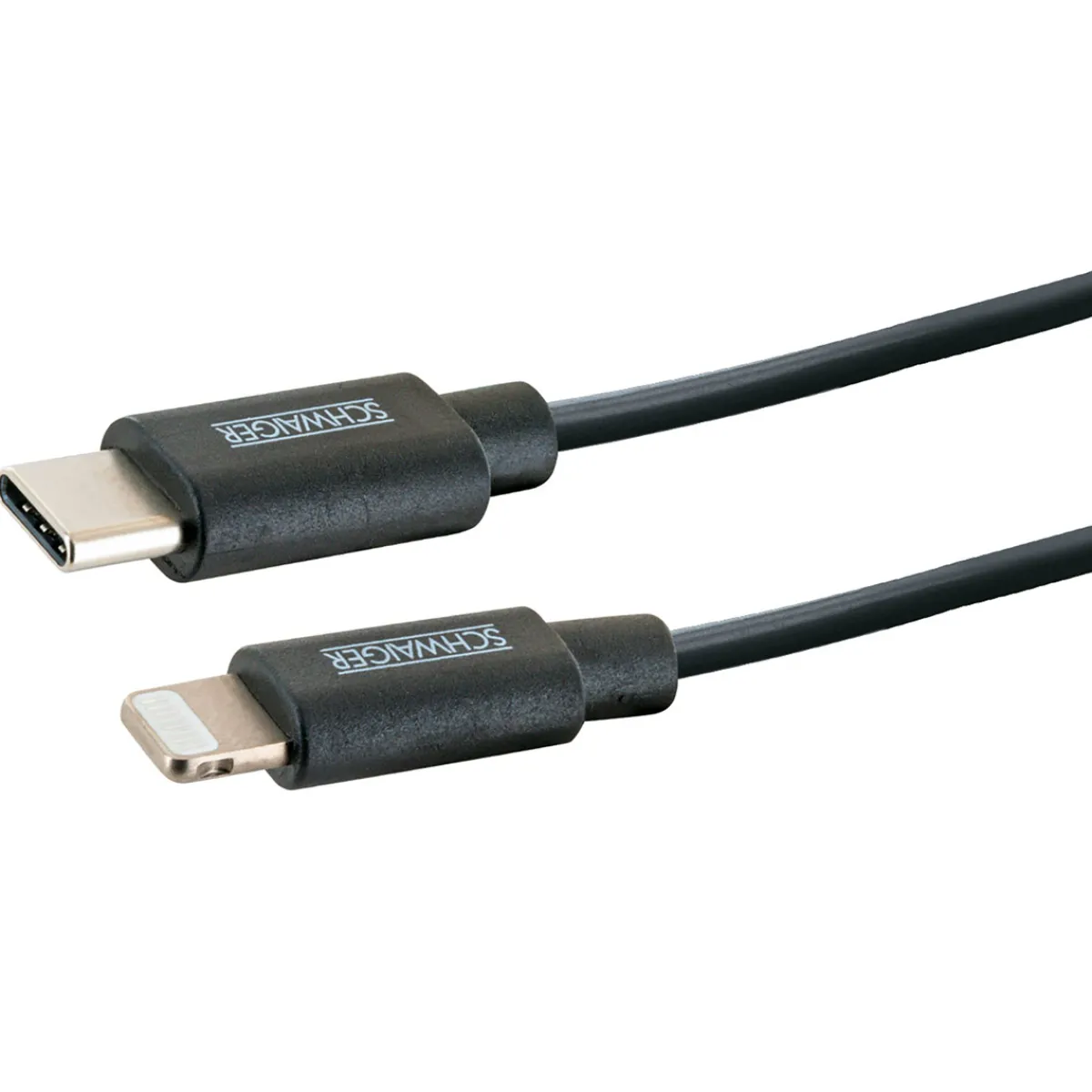 Clearance Schwaiger Sync u.Ladekabel Typ Apple lightning aufC 0,5m schwarz