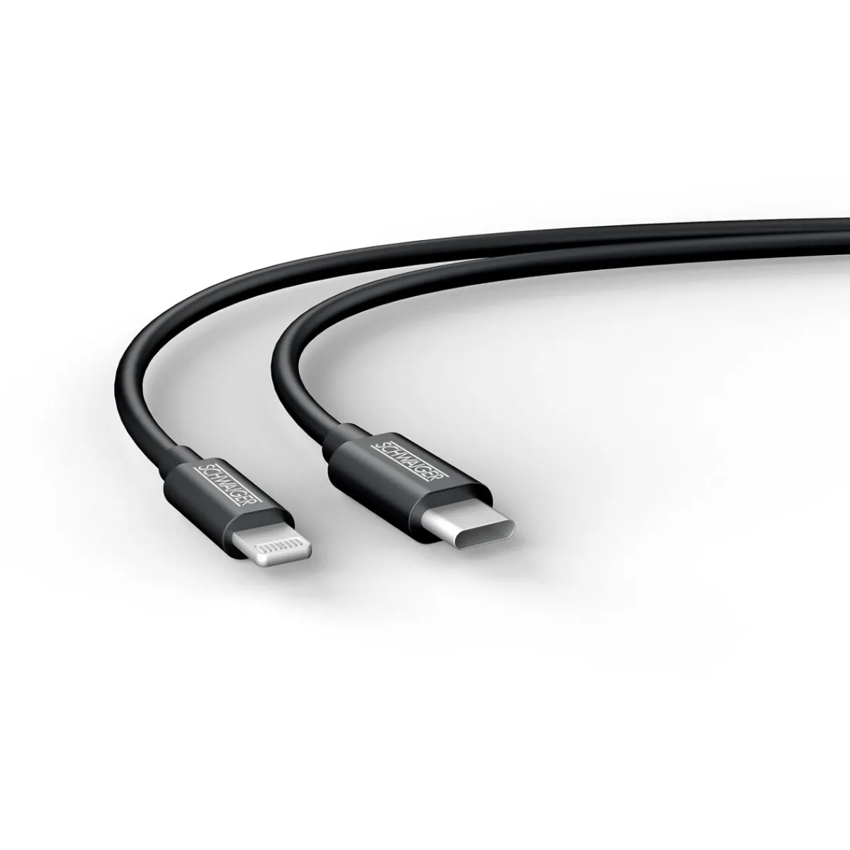Clearance Schwaiger Sync u.Ladekabel Typ Apple lightning aufC 0,5m schwarz
