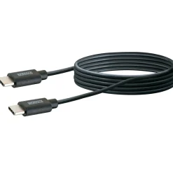 Best Schwaiger Sync u.Ladekabel TypC auf C 2,0m schwarz