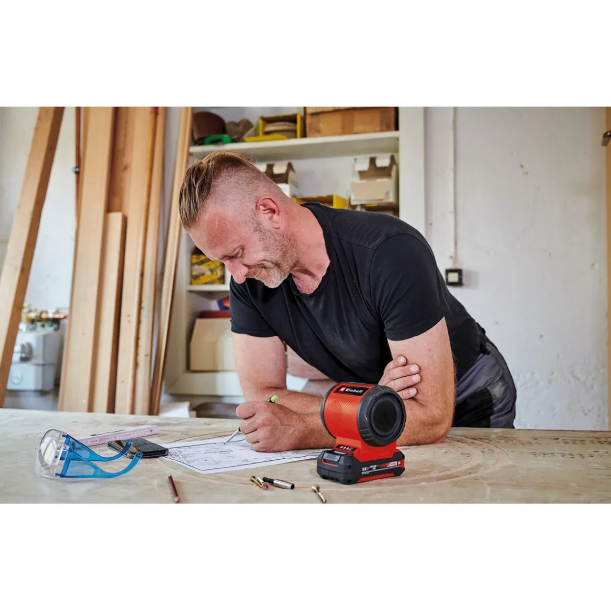 Outlet Einhell TC-SR 18 Li BT-Solo Akku-Lautsprecher