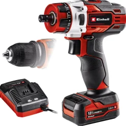 New Einhell TE-CD 12/1 X-Li 1x2,0Ah Akku-Bohr-schrauber