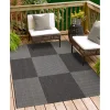 Hot andiamo Teppich Arizona 133x190cm kariertanthrazit 972-81