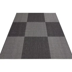 Hot andiamo Teppich Arizona 133x190cm kariertanthrazit 972-81