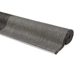 Best andiamo Teppich Arizona 67x140cm kariertanthrazit 972-81