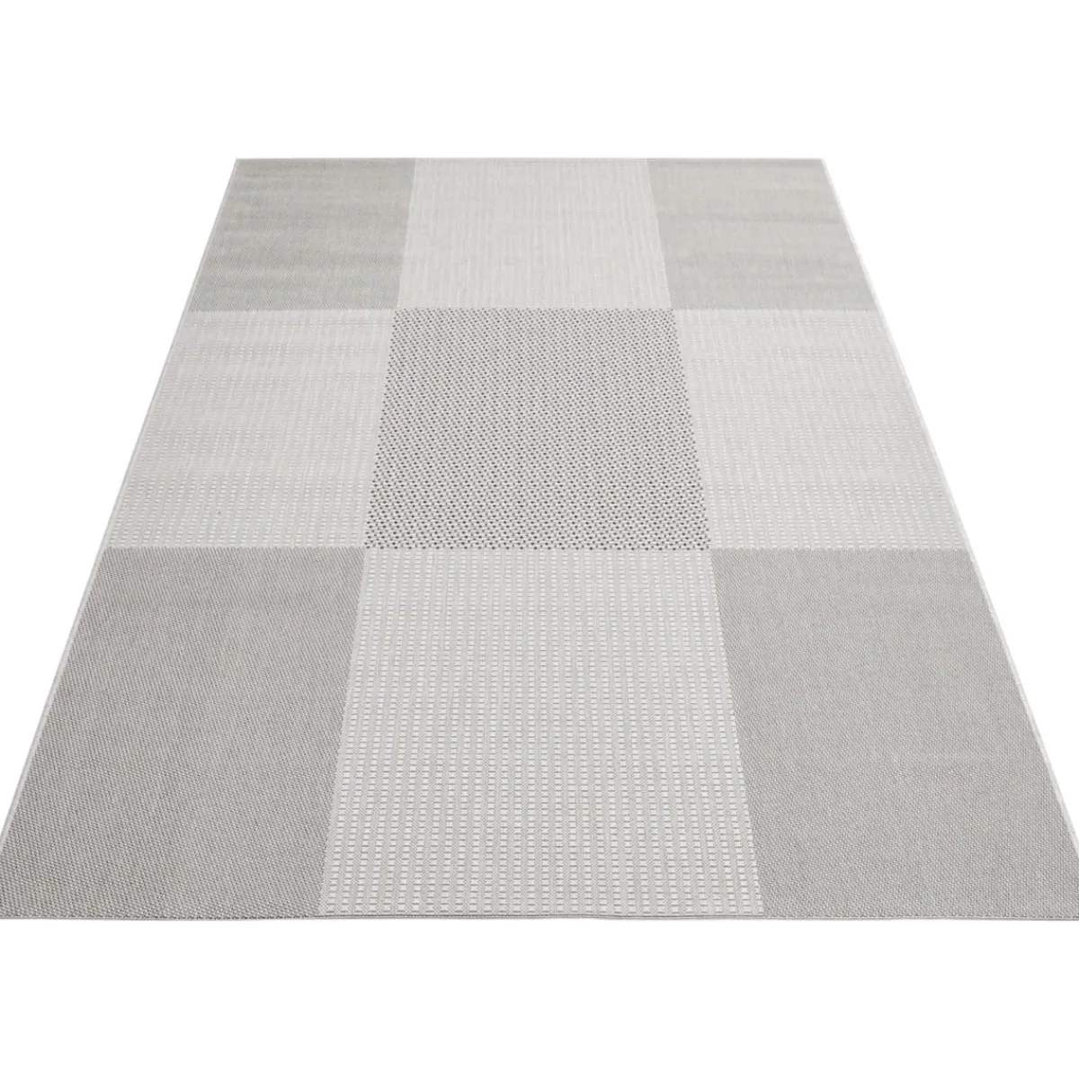 andiamo Teppich Arizona 160x230cm kariert grau972-18
