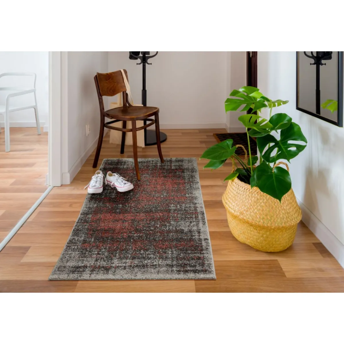 Outlet andiamo Teppich Campos 67x140cm grau coralle