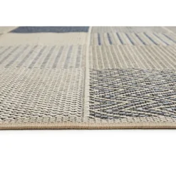 Outlet andiamo Teppich Clyde 120x170cm beige-blau