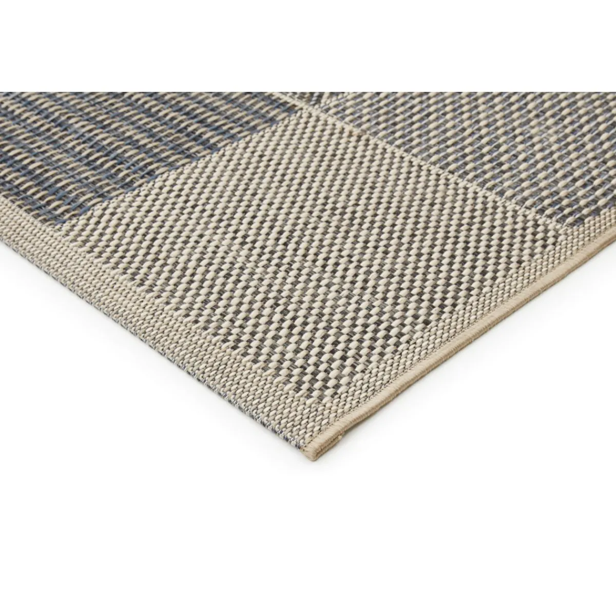 Outlet andiamo Teppich Clyde 120x170cm beige-blau