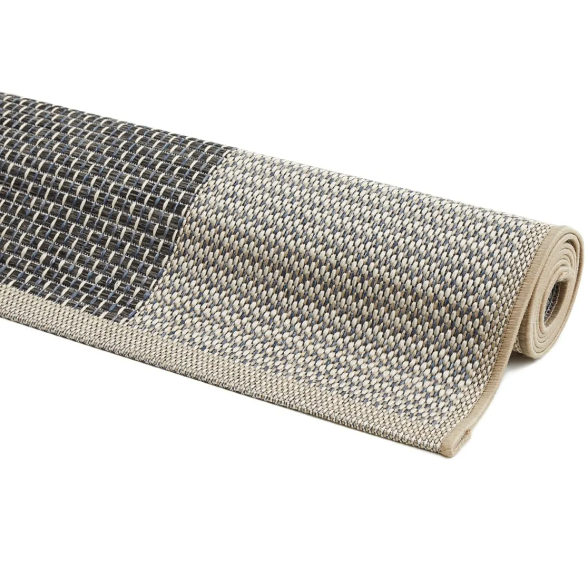 Outlet andiamo Teppich Clyde 120x170cm beige-blau