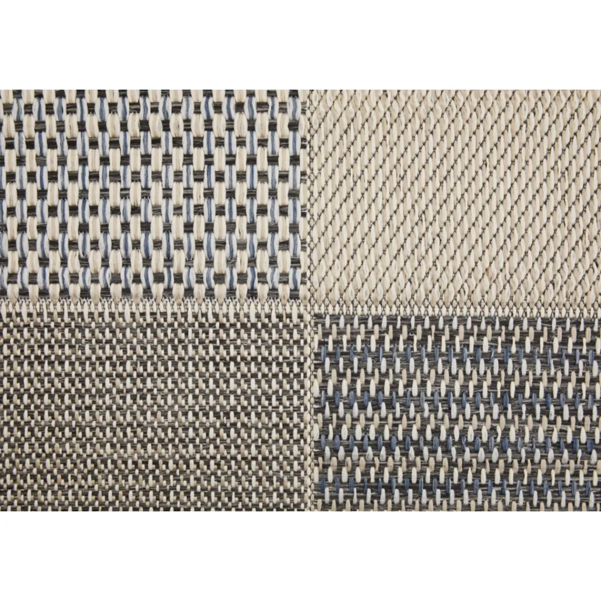 Outlet andiamo Teppich Clyde 120x170cm beige-blau