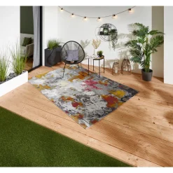 Outlet andiamo Teppich Portland 120x170cm grau-multi
