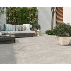 Sale Terrassenplatte Travertine silver ca. 60 x 90 x 2 cm