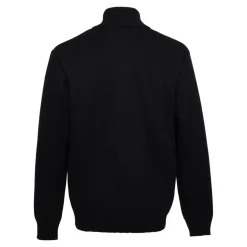 Terrax Workwear Strickjacke Herren schwarz melange L