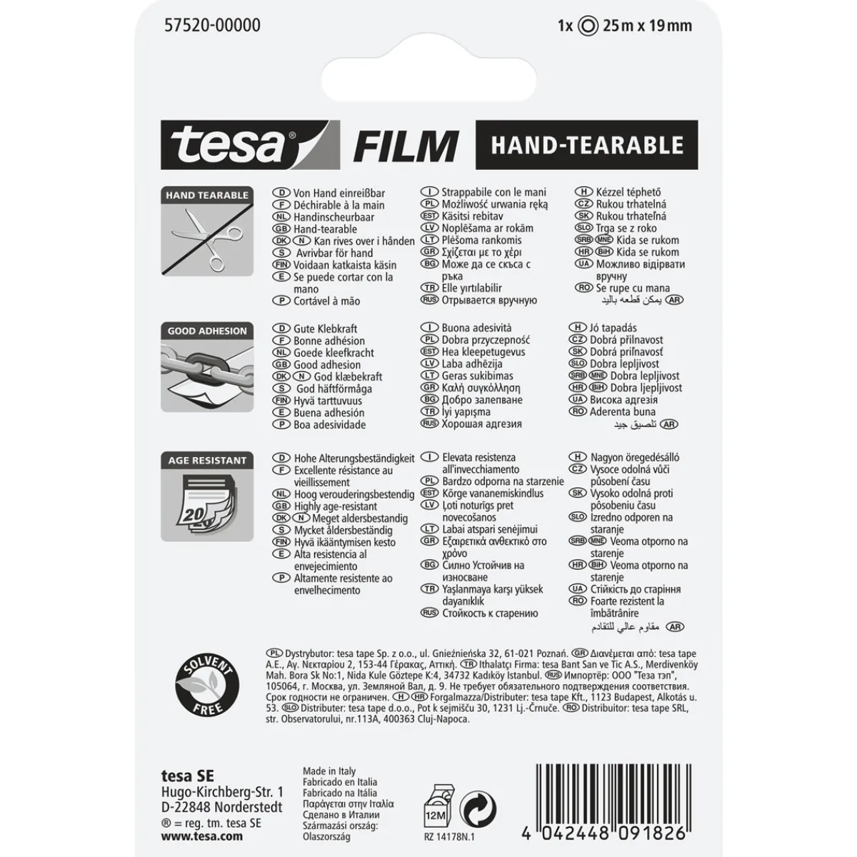 Clearance Tesa film 25m x 19 mm
