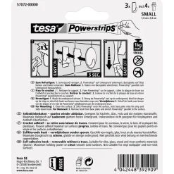Hot Tesa Haken Powerstrips Small Rechteckig weiß