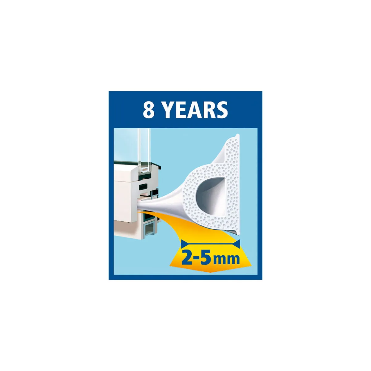 Best Tesa moll P-Profil 6mx9 mm 2-5 mm Large Braun
