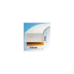 Best Tesa moll Schaumstoff-Dichtung 6 m 9 x 6 mm