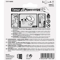 Best Tesa Powerstrips Haken Small rund weiß 3 Stück