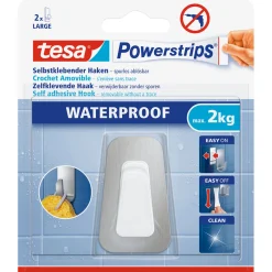 Discount Tesa Powerstrips Waterproof Haken Large Metall und Plastik