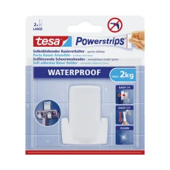 Clearance Tesa Powerstrips, Waterproof, für Rasierhalter, weiß