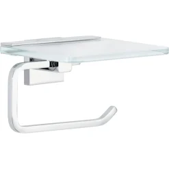 Outlet Tesa Toilettenrollenhalter mit Ablage Deluxxe