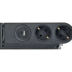Sale Schwaiger Tischsteckdosenleiste klemmbar 2x Strommit USB-C/A