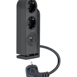 Sale Schwaiger Tischsteckdosenleiste klemmbar 2x Strommit USB-C/A