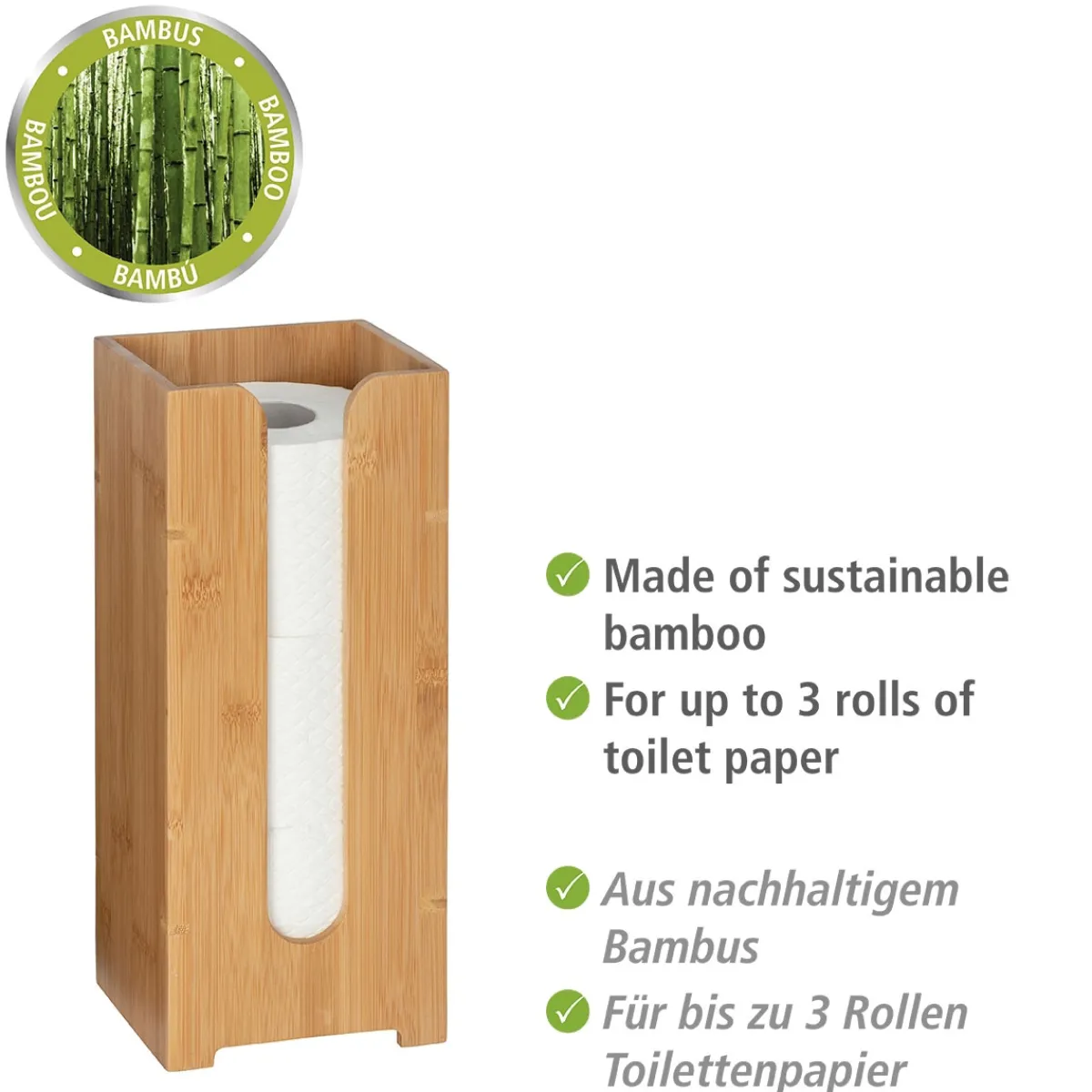 Sale Wenko Toiletten-Ersatzrollenhalt. Mod.Bambusa