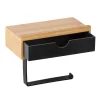 Discount Wenko Toilettenpapierhalter m. Ablage Bambusa