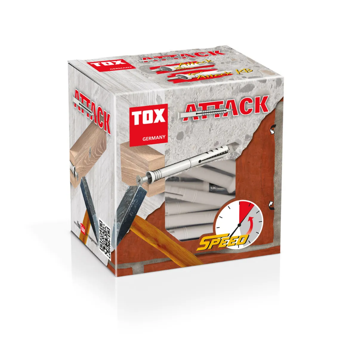 Best TOX Nageldübel Attack 6/80 50 Stück