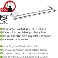 New Wenko Turbo-Loc Badetuchst ange Duo Orea Shine