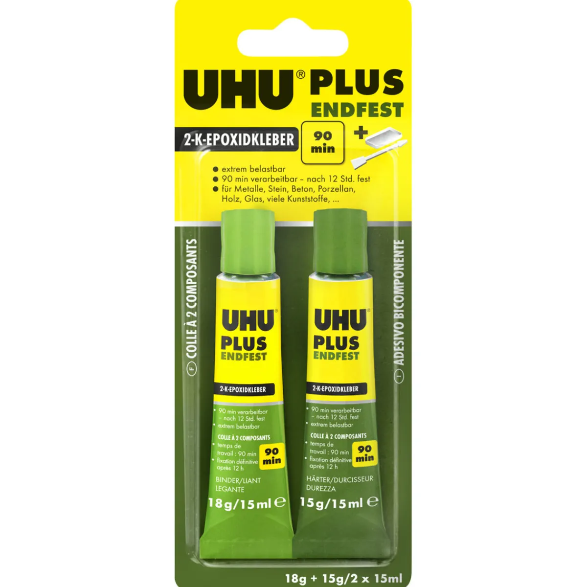 Best UHU Zwei-Komponenten-Klebstoff plus endfest 33 g