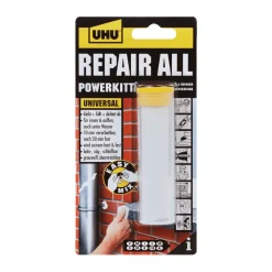 Hot UHU Zwei-Komponenten-Klebstoff repair all powerkitt 60 g