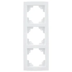 Best Unitec Abdeckrahmen 3-fach ultraweiß Imola