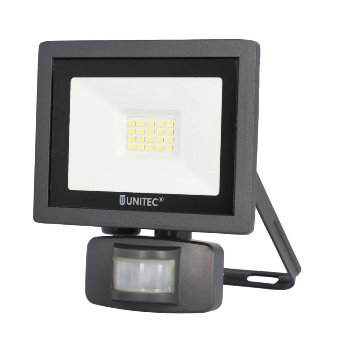 Sale Unitec LED Wandstrahler mit Bewegungsmelder 10W 800lm anthrazit