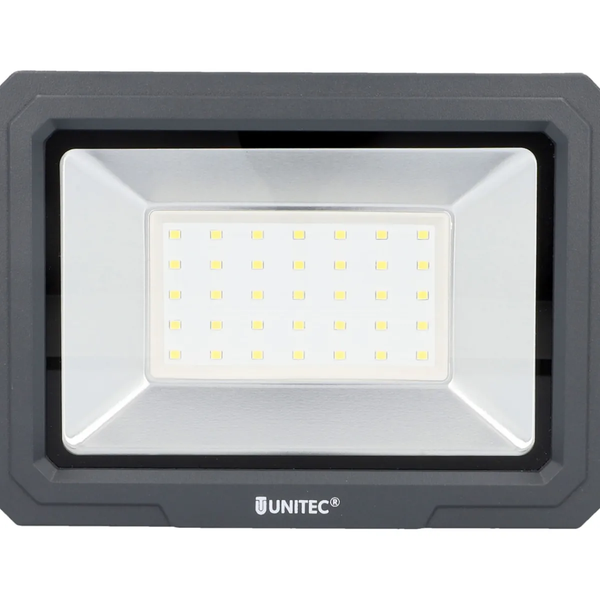 New Unitec LED Wandstrahler 50W 4000lm anthrazit