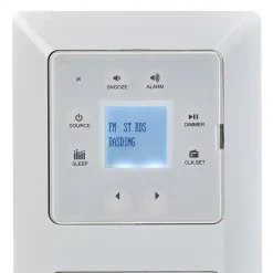 Discount Unitec Unterputz-Radio mit Touchfunktion und Bluetooth weiß