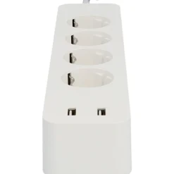 Best Unitec WIFI Steckdosenleiste Smart 4fach inkl 2xUSB weiß