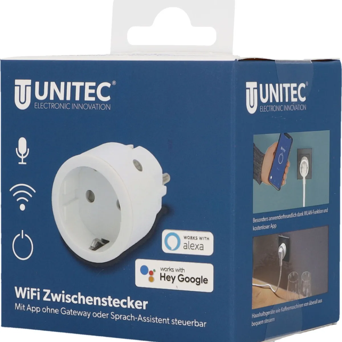 Outlet Unitec WIFI Zwischenstecker Smart weiß