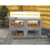 Online Diephaus U-Stein grau 40/40/40 cm