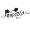 Best Wenko Vacuum-Loc Wandablage schwarz