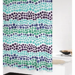 Discount Valblue Duschvorhang Layer Folie 180 x 200 cm grün-blau