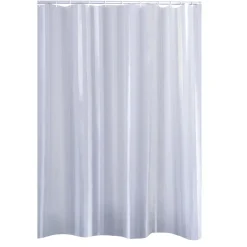 Best Valblue Duschvorhang Noble Textil 120 x 200 cm weiß