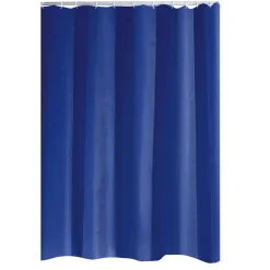 New Valblue Duschvorhang Universal Folie 120 x 200 cm ultramarinblau