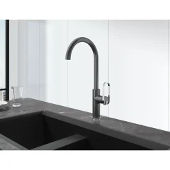Best Valblue Spültischarmatur Milano chrom schwarz