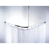 Online Valblue Universal-Vorhangschiene Bruck, ca. 90x90x90 cm, Farbe: Chromfarben glänzend