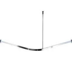 Online Valblue Universal-Vorhangschiene Bruck, ca. 90x90x90 cm, Farbe: Chromfarben glänzend
