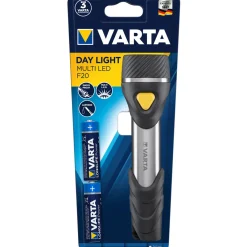 Discount Varta LED-Taschenlampe Day Light Multi LED F20 mit Batterien schwarz